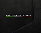 Floor Mats for Lamborghini Huracan With Italian Flag and Huracan Logo - AutoWin