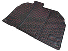 Leather Floor Mats for Lamborghini Aventador SV | Red Stitching - AutoWin