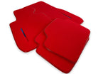 Red Floor Mats For BMW 3 Series F30 With M Package - AutoWin