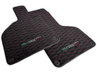 Alcantara Floor Mats for Lamborghini Huracan Red Sewing - AutoWin