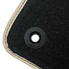 Beige Floor Mats for Bentley Flying Spur (2013-2019) with Leather - AutoWin