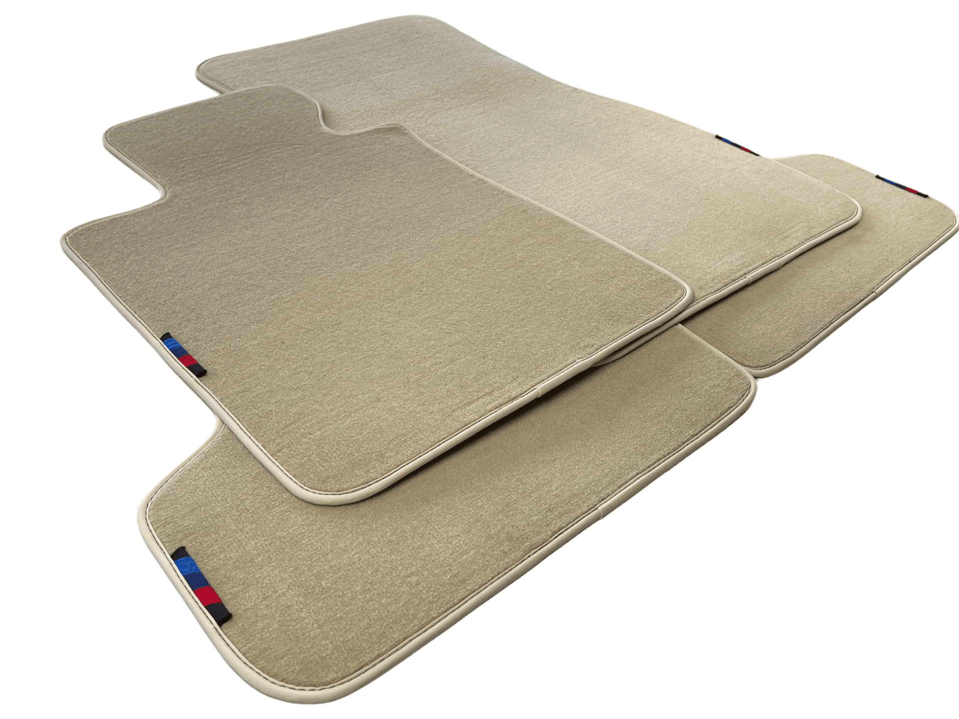 Beige Floor Mats For BMW 1 Series F20 With M Package - AutoWin
