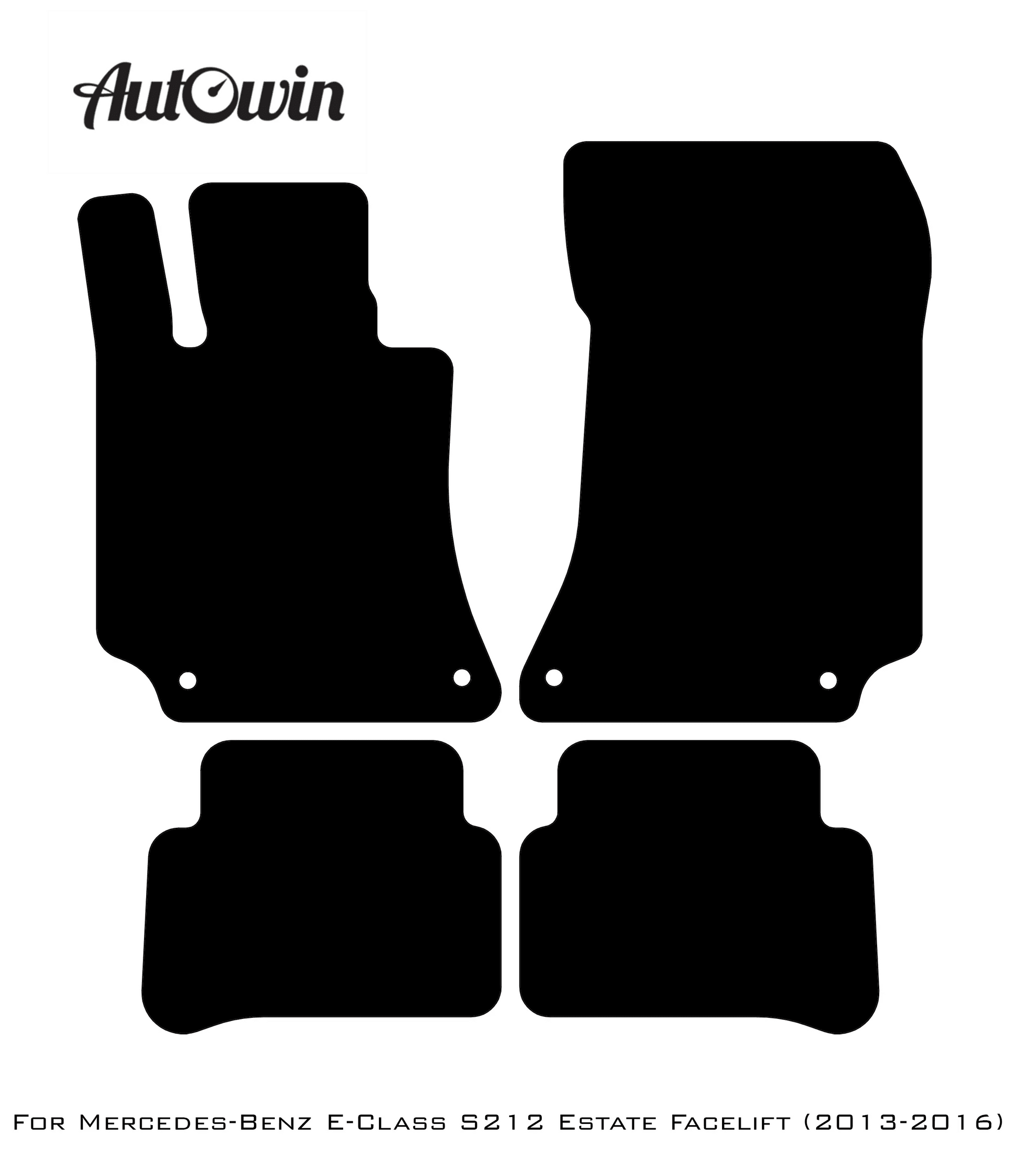 Beige Floor Mats For Mercedes Benz E-Class S212 Estate Facelift (2013-2016) | Limited Edition - AutoWin