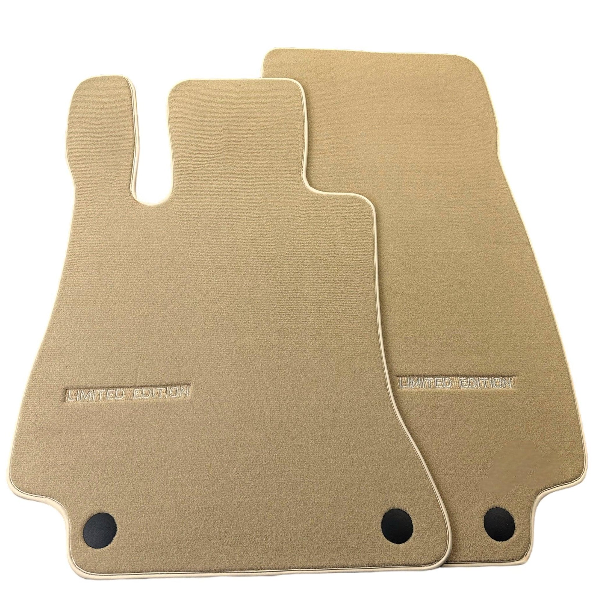 Beige Floor Mats For Mercedes Benz GLC-Class X253 SUV (2019-2023) | Limited Edition - AutoWin