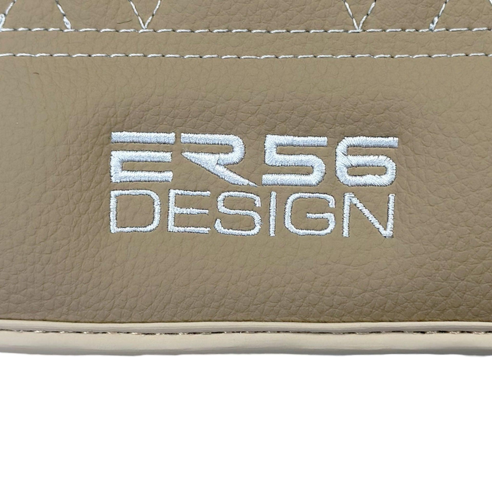 Beige Leather Floor Floor Mats For BMW 1 Series F20 - AutoWin