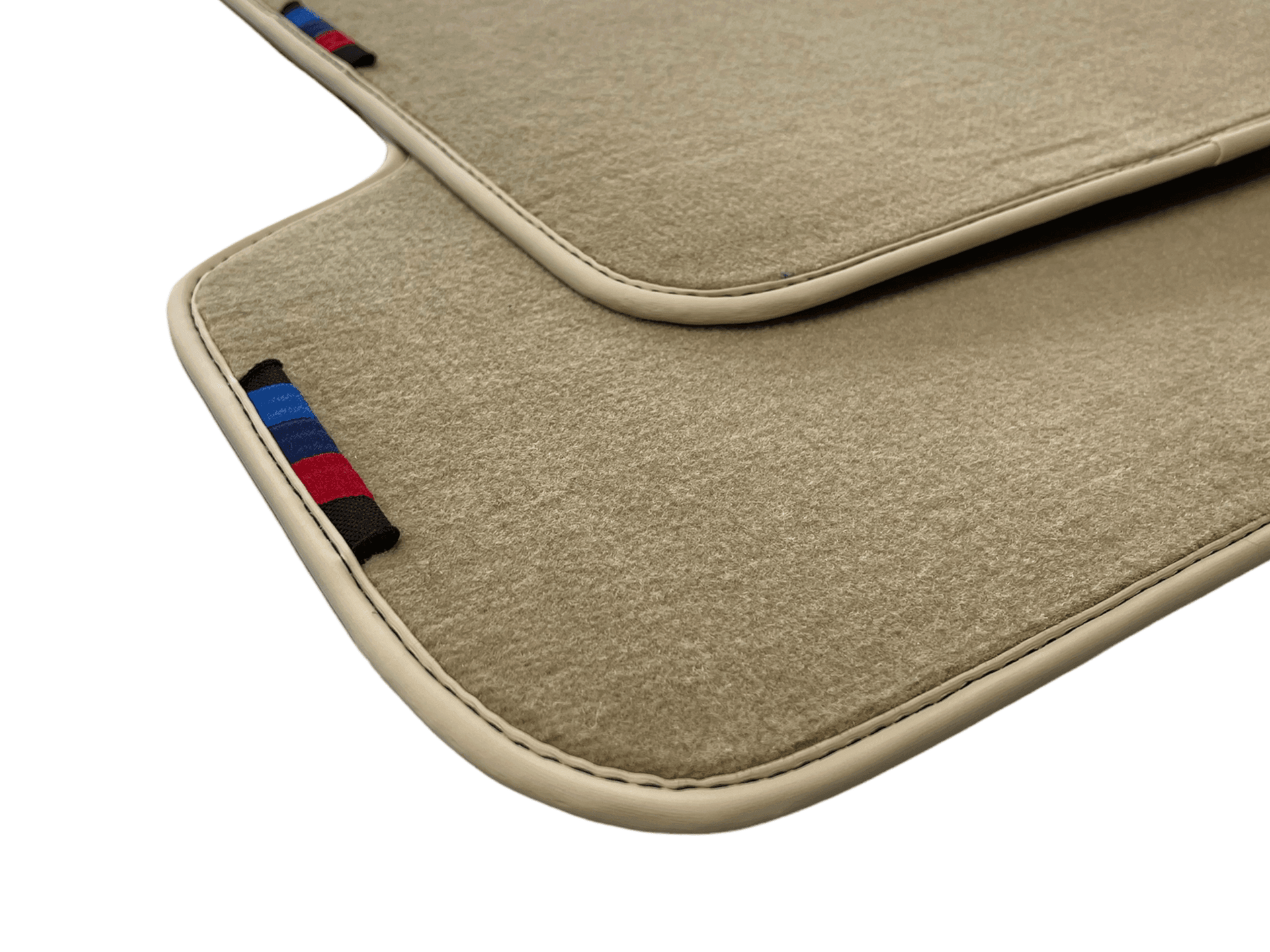 Beige Mats For BMW M5 E60 With M Package - AutoWin