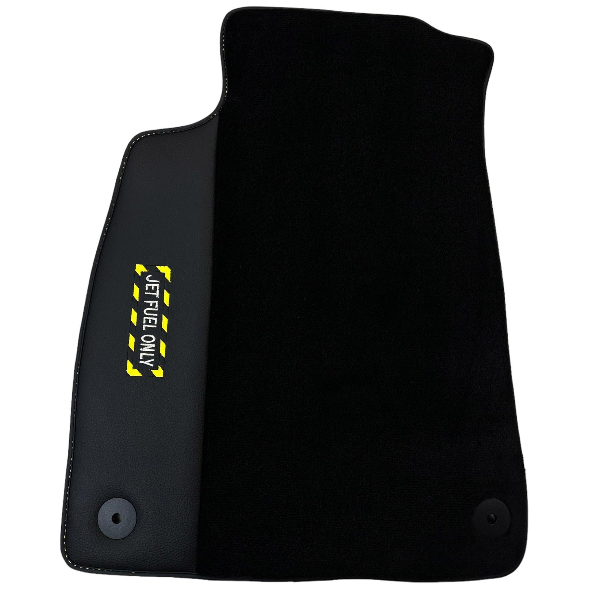 Black Floor Mats for A4 - B9 Avant (2019-2023) | Fighter Jet Edition - AutoWin