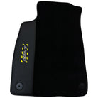 Black Floor Mats for Audi A4 - B5 Sedan (1995 - 1999) | Fighter Jet Edition - AutoWin