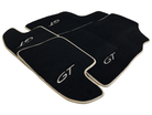 Black Floor Mats For Bentley Continental GT 2003–2011 With Beige Trim - AutoWin