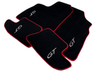Black Floor Mats For Bentley Continental GT 2003–2011 With Red Trim - AutoWin