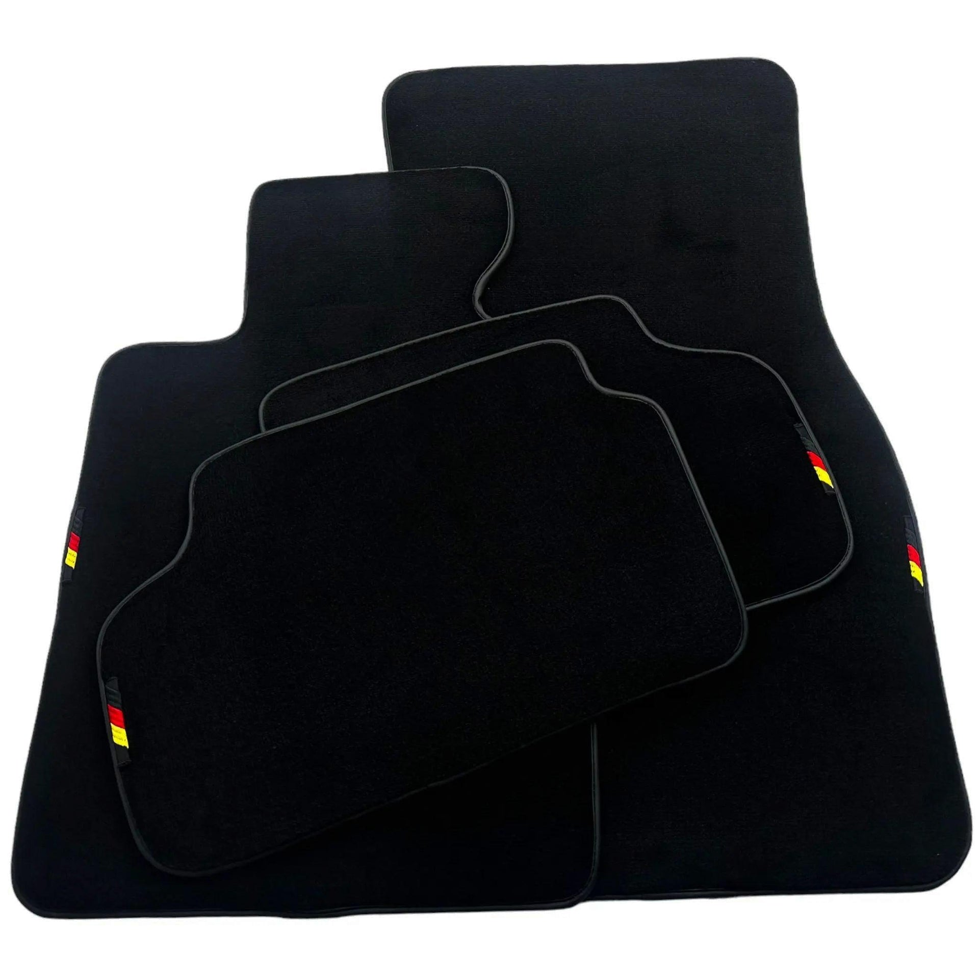 Black Floor Mats For BMW 3 Series E90 Germany Edition - AutoWin
