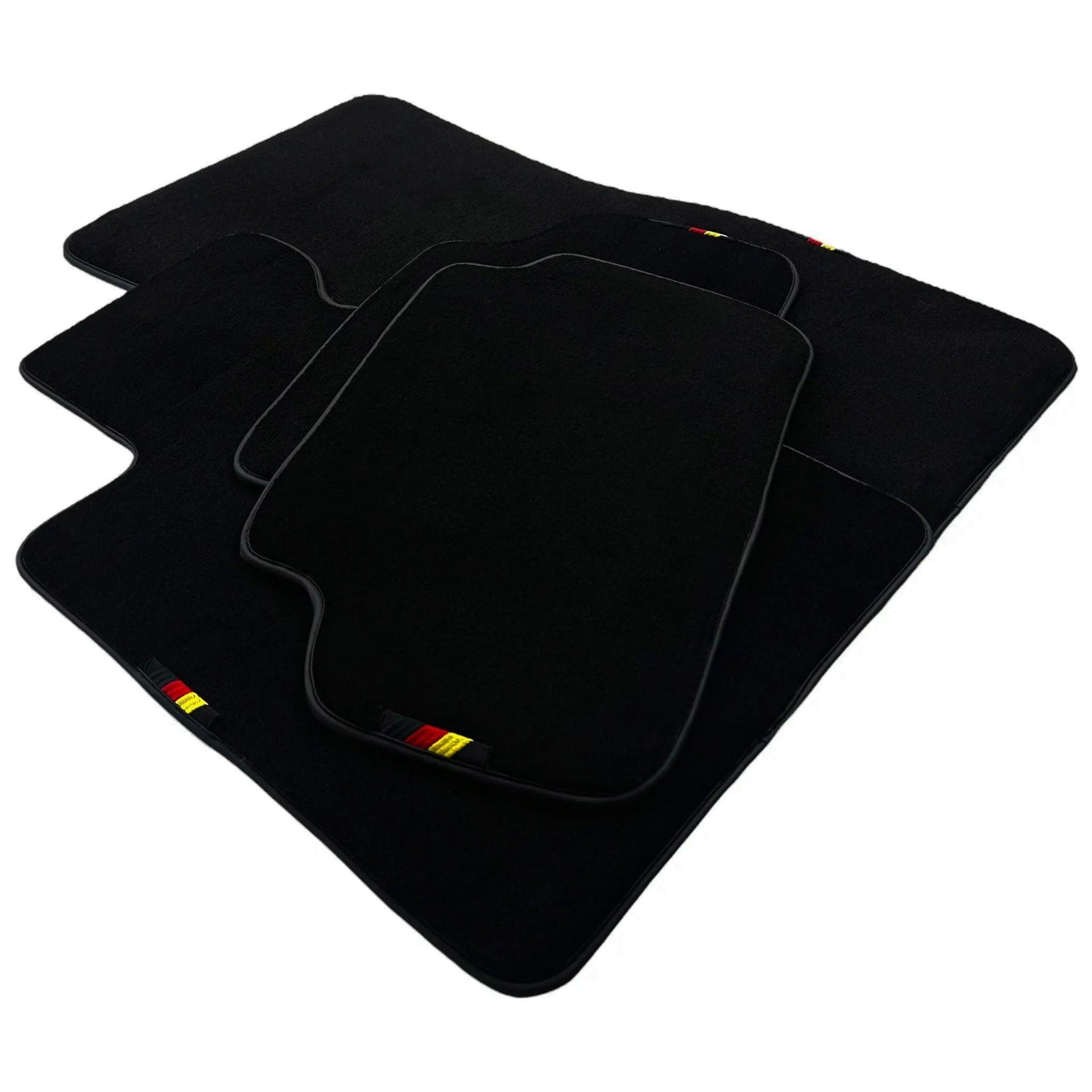 Black Floor Mats For BMW 5 Series F10 Germany Edition - AutoWin