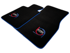 Black Floor Mats For BMW M8 F92 2-door Coupe ER56 Design Limited Edition Blue Trim - AutoWin