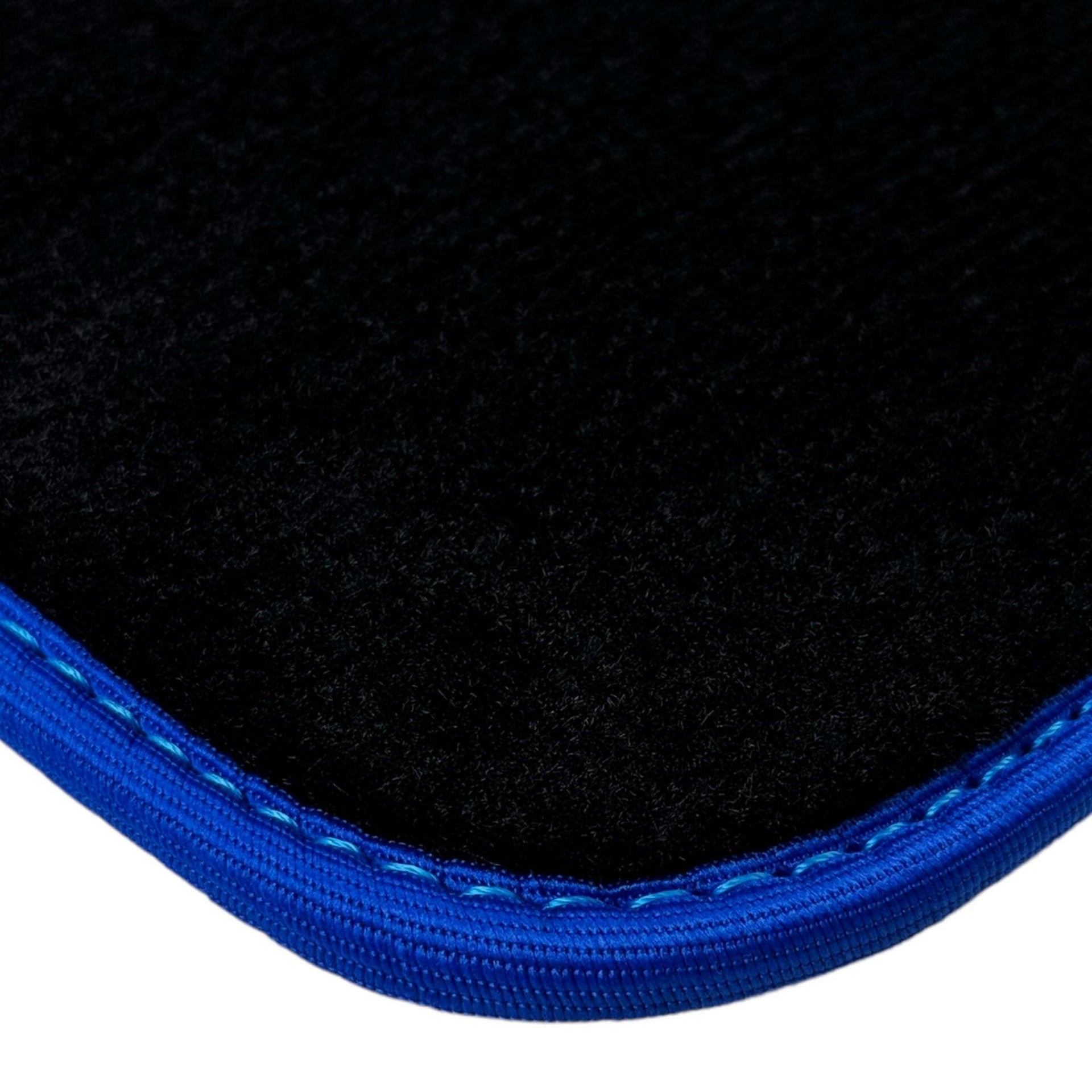 Black Floor Mats For BMW X1 Series F48 | Blue Trim - AutoWin