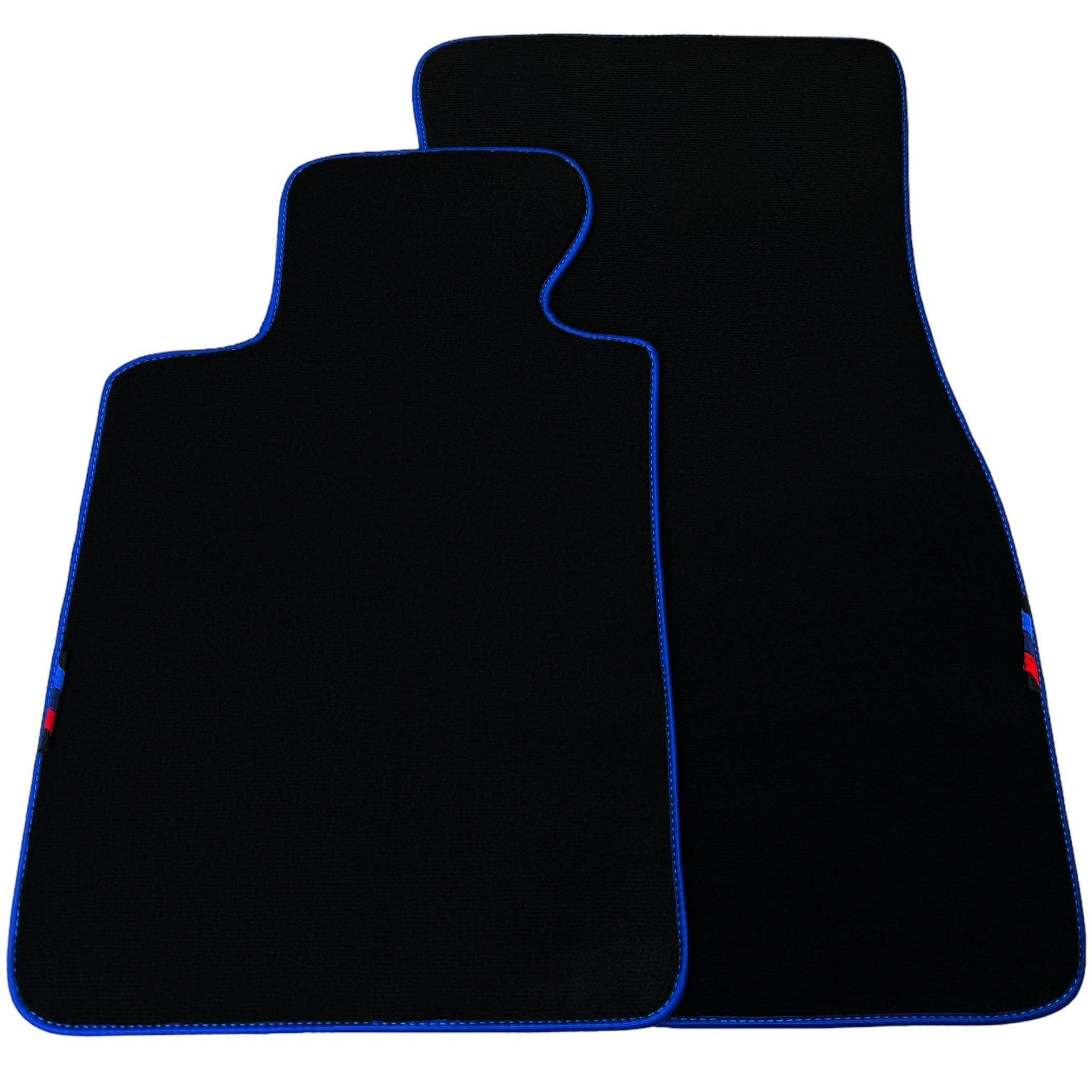 Black Floor Mats For BMW X5 Series F15 | Blue Trim - AutoWin