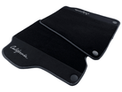 Black Floor Mats For Ferrari California 2008-2014 With Alcantara - AutoWin