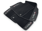 Black Floor Mats For Lamborghini Urus With Alcantara Leather - AutoWin