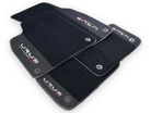 Black Floor Mats For Lamborghini Urus With Alcantara Leather - AutoWin
