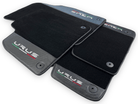 Black Floor Mats For Lamborghini Urus With Carbon Fiber Leather - AutoWin