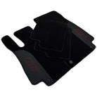 Black Floor Mats For Mercedes Benz C-Class A205 Convertible Facelift (2018-2023) | AutoWin Edition - AutoWin