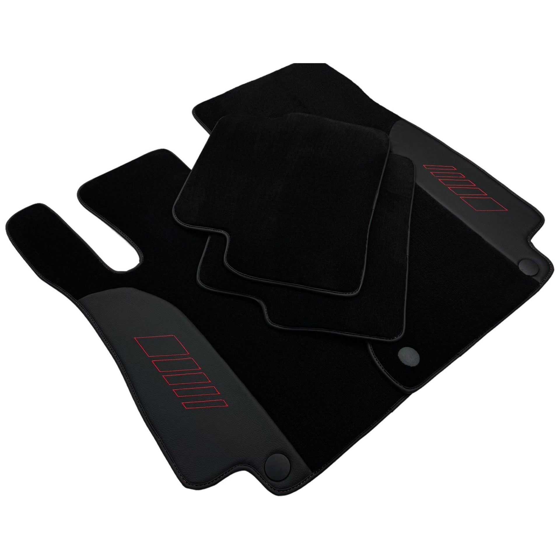 Black Floor Mats For Mercedes Benz C-Class S206 Wagon (2021-2023) | AutoWin Edition - AutoWin