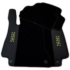 Black Floor Mats For Mercedes Benz E-Class W210 Sedan 4Matic (1995-2002) | Fighter Jet Edition - AutoWin