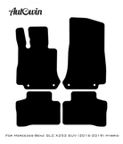 Black Floor Mats For Mercedes Benz GLC-Class X253 SUV (2016-2019) Hybrid | AutoWin Edition - AutoWin