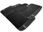 Black Floor Mats for Rolls Royce Shadow 1965-1977 Fluorescent - AutoWin