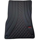 Black Leather Floor Mats For Mercedes Benz E-Class S210 Estate 4Matic (1996-2003) | ER56 Design - AutoWin