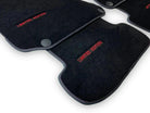Black Luxury Floor Mats For Mercedes Benz GLK-Class X204 (2008-2012) | ER56 Design - AutoWin