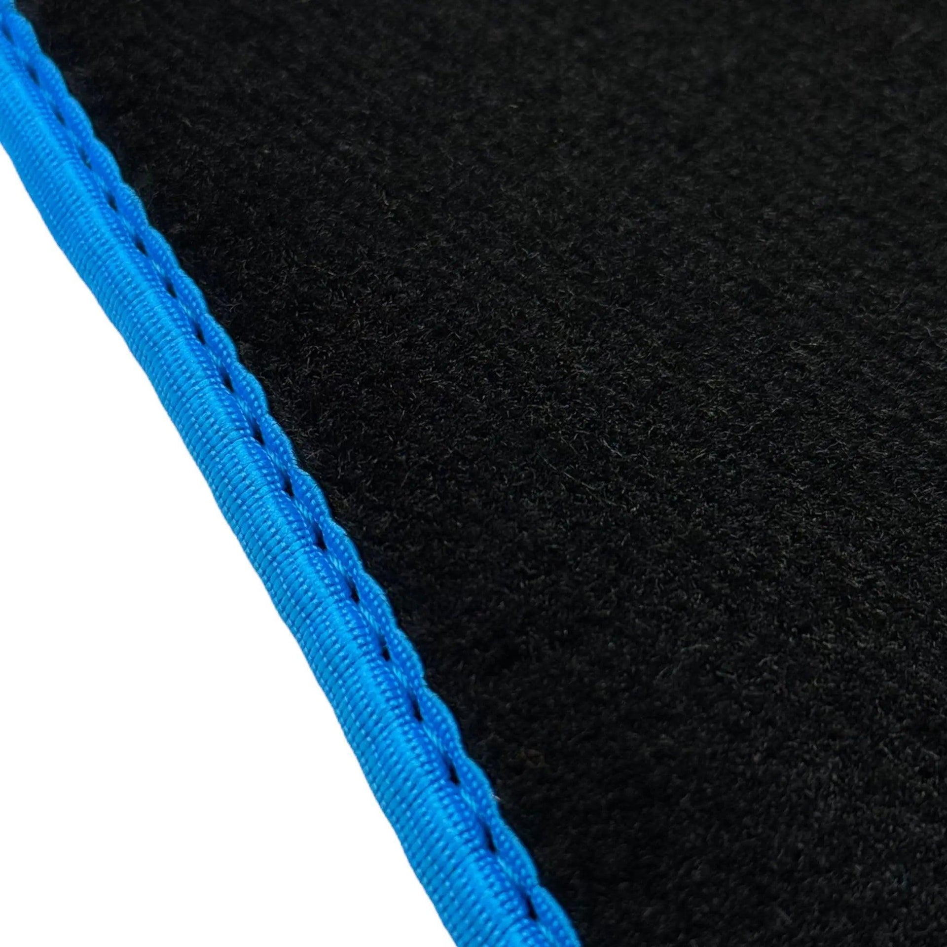 Black Mats For BMW 2 Series F23 Convertible | Sky Blue Trim - AutoWin