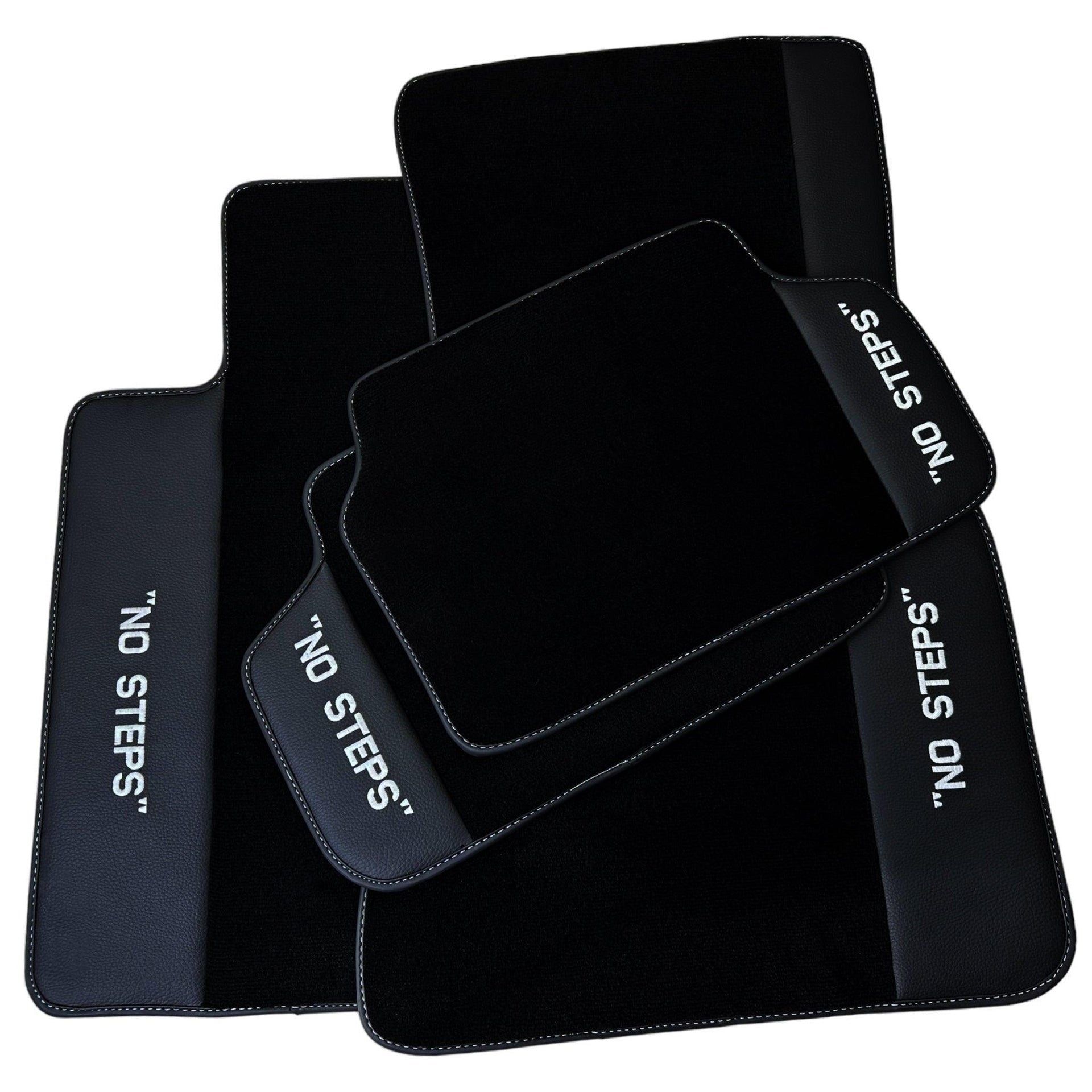Black Mats For BMW 6 Series E24 Coupe No Steps Edition - AutoWin