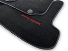 Black Sheepskin Floor Mats For Mercedes Benz GLK-Class X204 (2008-2012) | ER56 Design - AutoWin