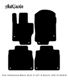 Black Sheepskin Floor Mats For Mercedes Benz GLS-Class X167 (2019-2023) | ER56 Design - AutoWin