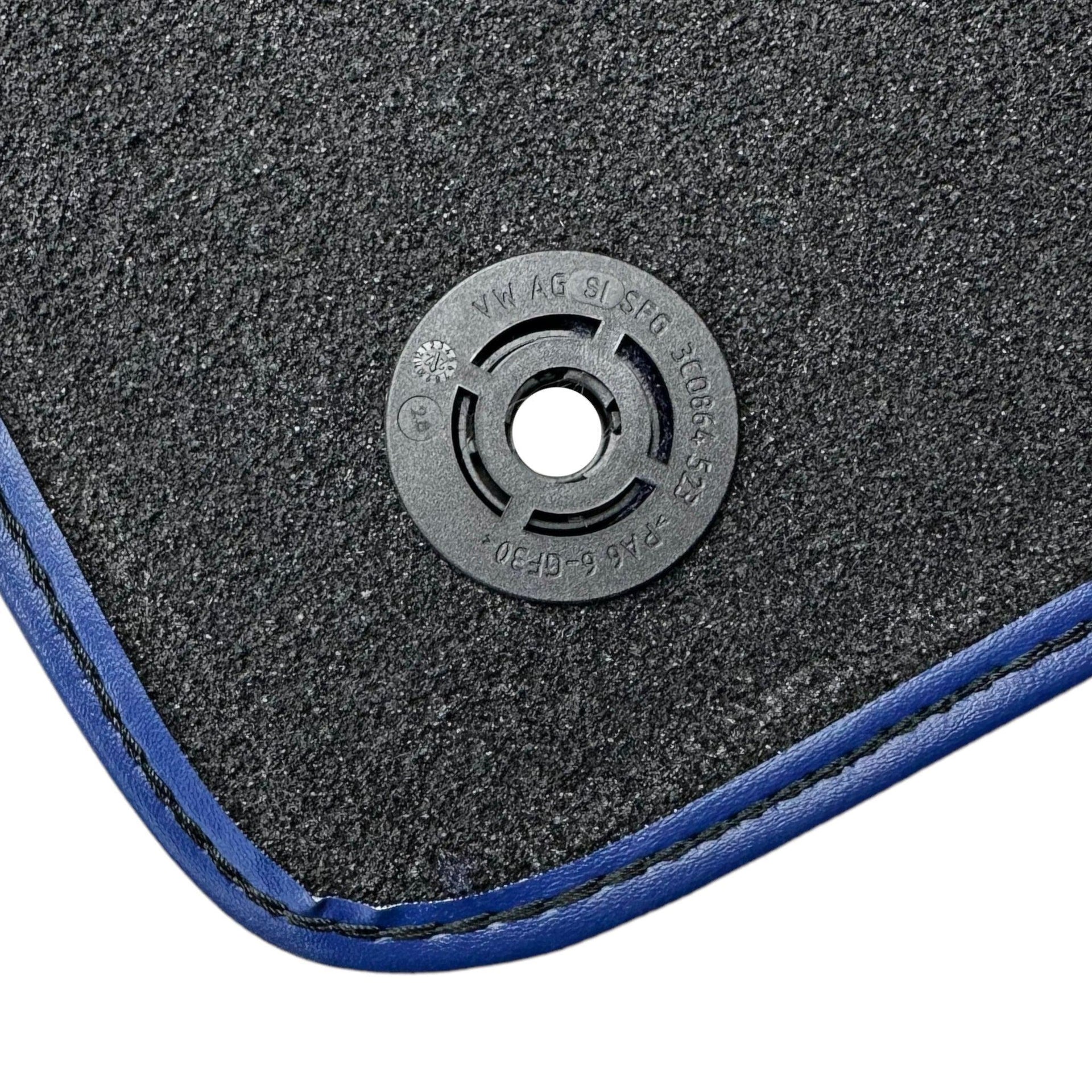 Blue Floor Mats For Bentley Flying Spur (2013-2019) with Leather - AutoWin