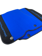 Blue Floor Mats For Ferrari 812 Superfast With Alcantara Leather - AutoWin