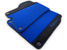 Blue Floor Mats For Ferrari California 2008-2014 With Alcantara - AutoWin