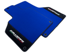 Blue Floor Mats for Lamborghini Gallardo With Alcantara Leather - AutoWin