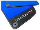 Blue Floor Mats for Lamborghini Huracan With Alcantara Leather - AutoWin
