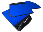 Blue Floor Mats for Lamborghini Huracan With Alcantara Leather - AutoWin
