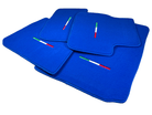 Blue Floor Mats For Maserati Ghibli 2013-2022 Italy Edition - AutoWin