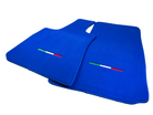 Blue Floor Mats For Maserati Ghibli 2013-2022 Italy Edition - AutoWin