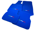 Blue Floor Mats For Maserati Ghibli 2013-2022 Italy Edition - AutoWin