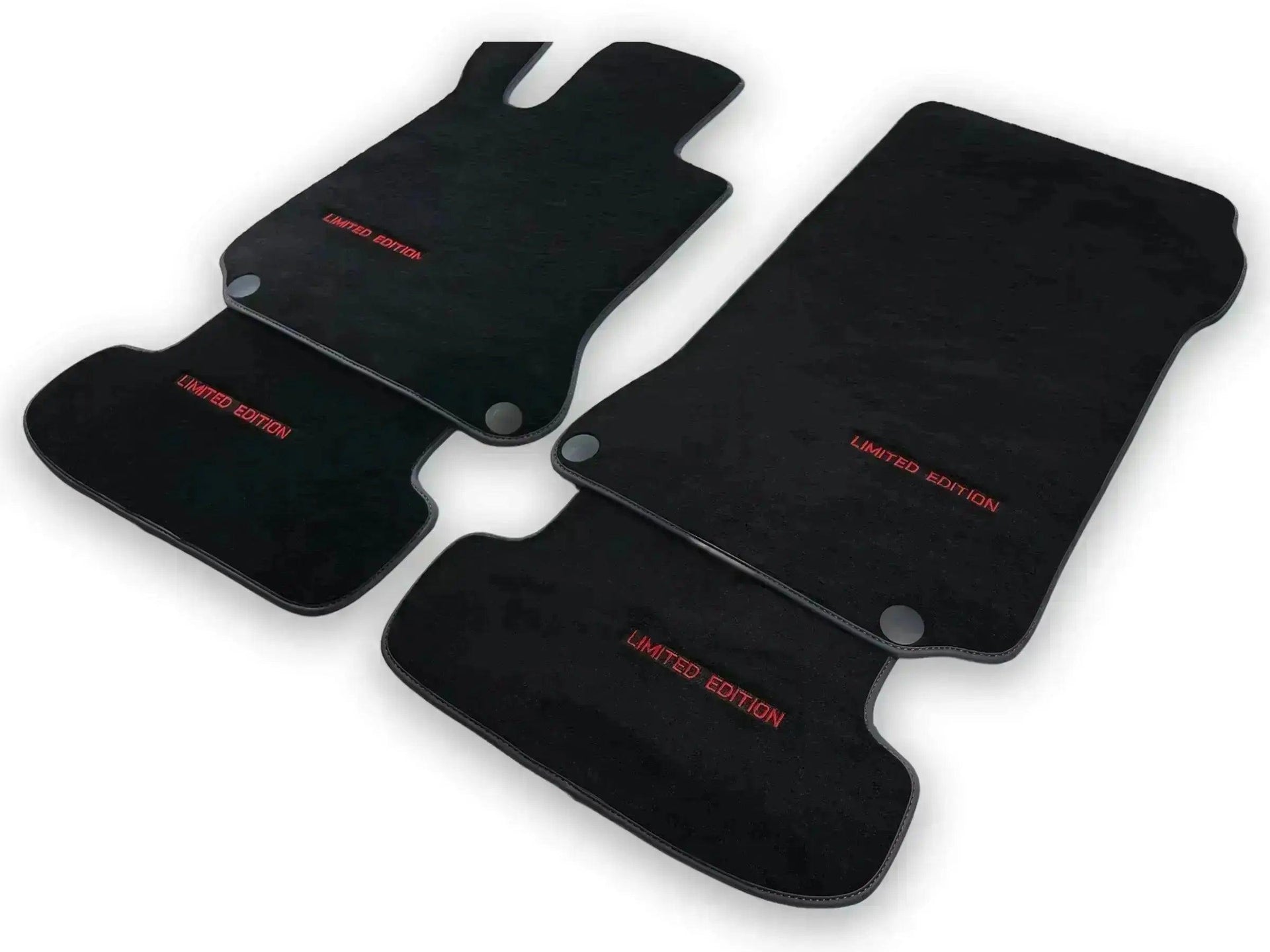 Blue Floor Mats For Mercedes Benz GLE-Class W166 Allrounder (2015-2019) | Limited Edition - AutoWin
