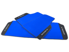 Blue Floor Mats For Tesla Model S With Alcantara Leather - AutoWin