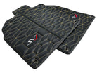 Carbon Leather Floor Mats for Lamborghini Aventador SVJ Limited Edition - AutoWin