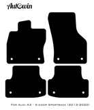 Dark Blue Floor Mats for Audi A3 - 5-door Sportback (2013-2020) | ER56 Design - AutoWin