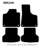 Dark Blue Floor Mats for Audi A3 - Convertible (2008-2013) | ER56 Design - AutoWin