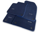 Dark Blue Floor Mats for Audi A4 - B5 Avant (1996 - 1999) | ER56 Design - AutoWin