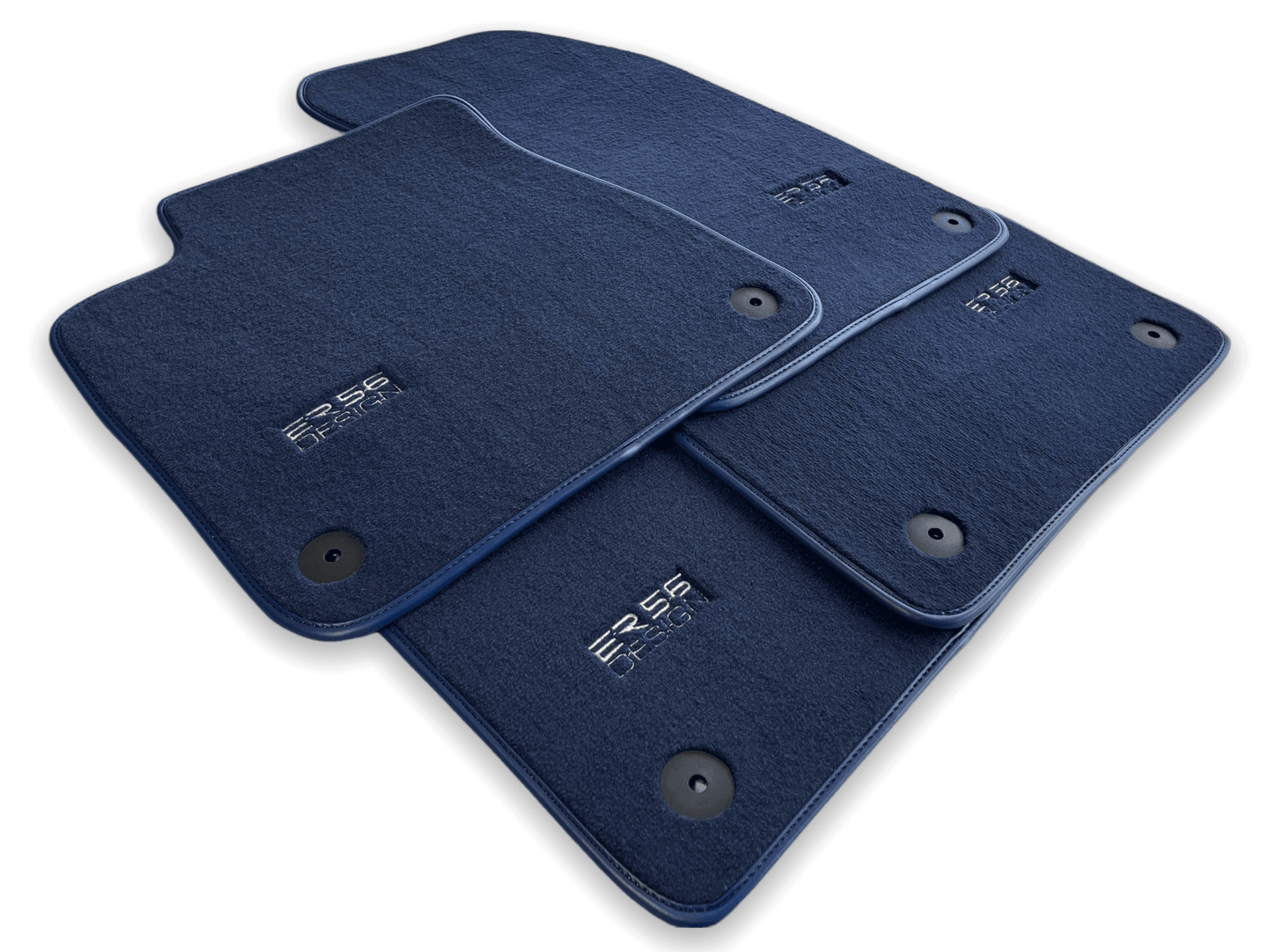 Dark Blue Floor Mats for Audi Q5 FYT Sportback Hybrid (2021-2024) | ER56 Design - AutoWin